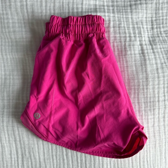 Lululemon size 2 4in shorts color: Sonic pink - Picture 1 of 4